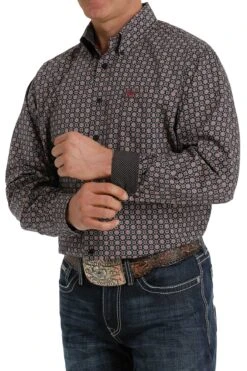 Men's Cinch Button Down Shirt #MTW1105317BLK