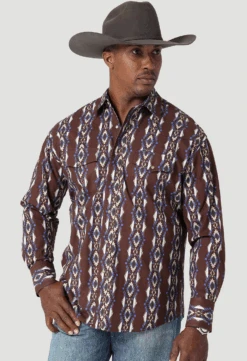 Men's Wrangler Checotah Snap Front Shirt #112316689