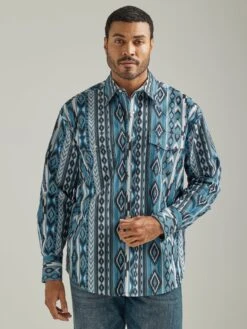 Men's Wrangler Checotah Snap Front Shirt #112326328