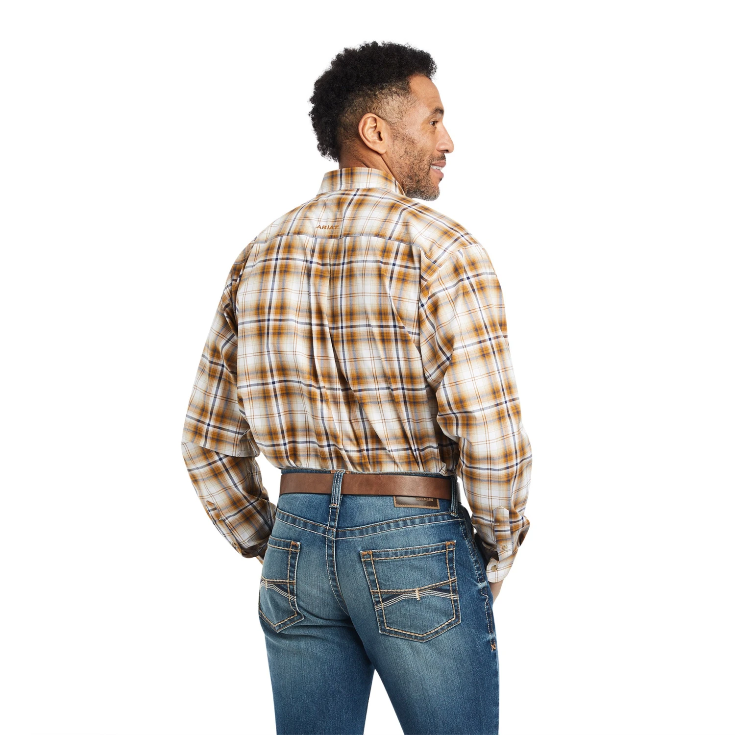 Men's Ariat Pro Series Geri Stretch Classic Fit Button Down Shirt #10042377X - Image 2