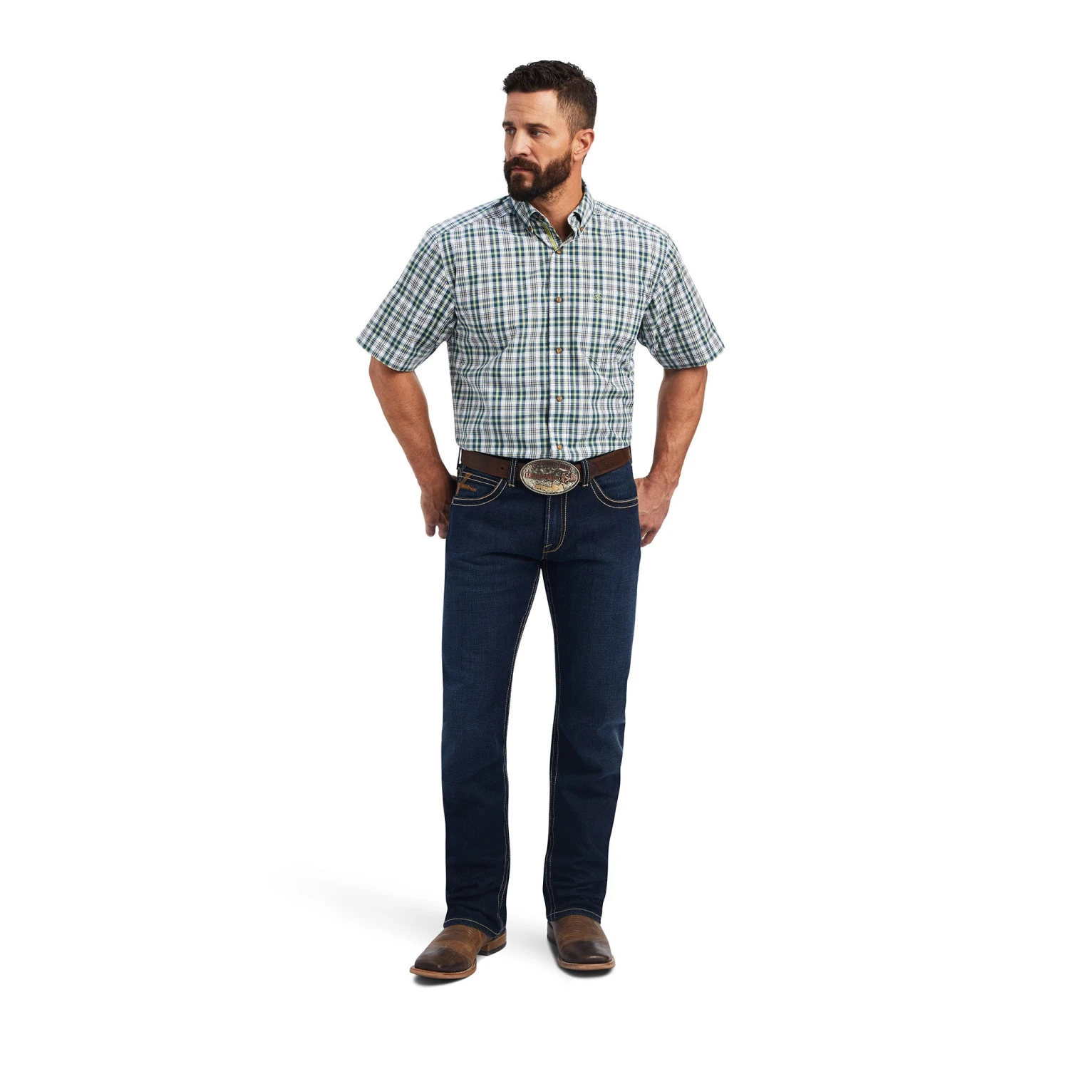 Men's Ariat Pro Series Tom Classic Fit Button Down Shirt #10039763X - Image 4