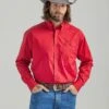 Men's Wrangler George Strait Button Down Shirt #112318997X