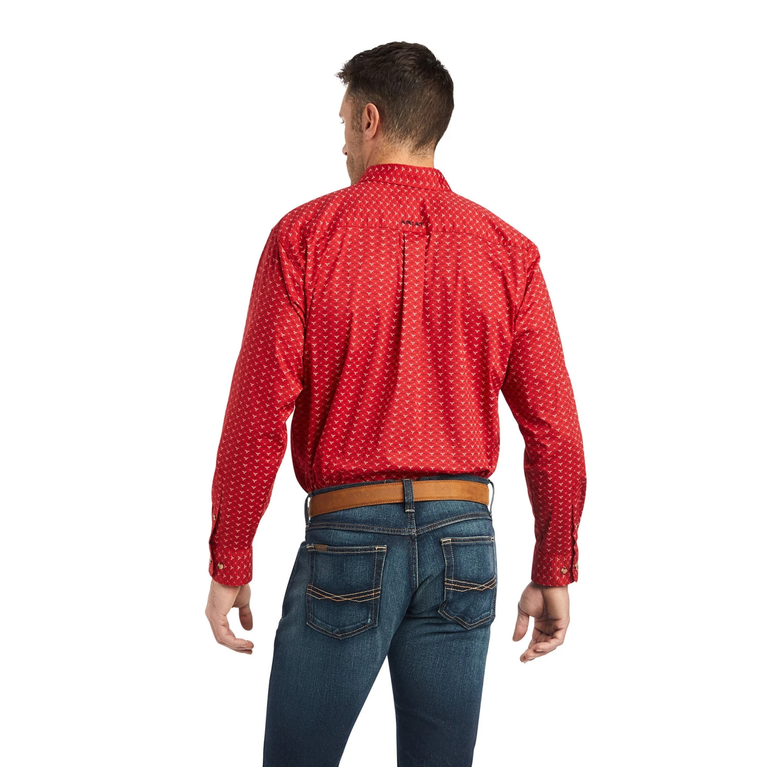 Men's Ariat Korbin Stretch Classic Fit Button Down Shirt #10042333 - Image 4