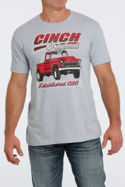 Men's Cinch Grey T-Shirt #MTT1690514