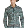 Men's Rock & Roll Cowboy Snap Front Shirt #RRMSOSRZ1G
