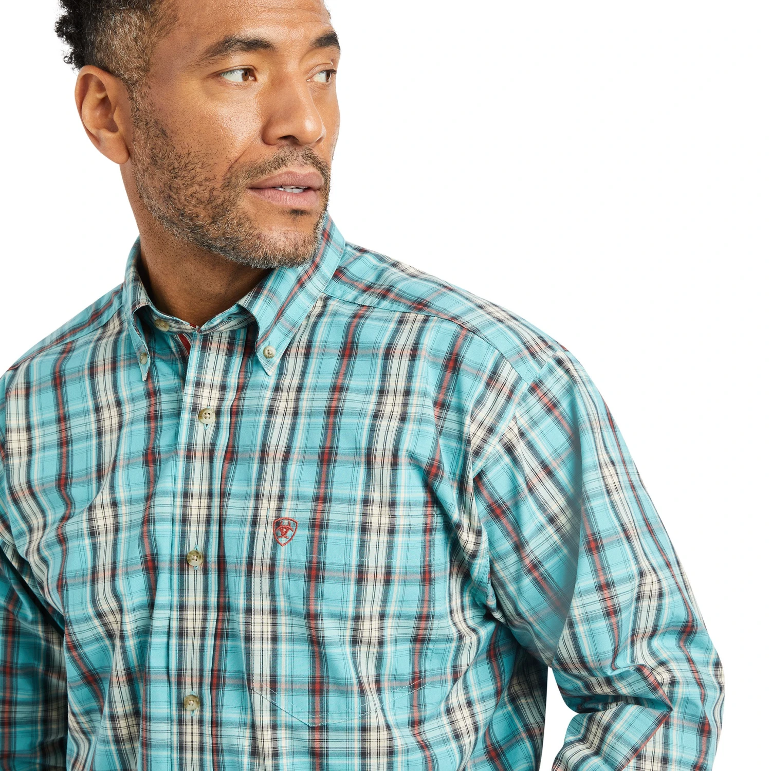 Men's Ariat Pro Series Kian Classic Fit Button Down Shirt #10042338X - Image 3