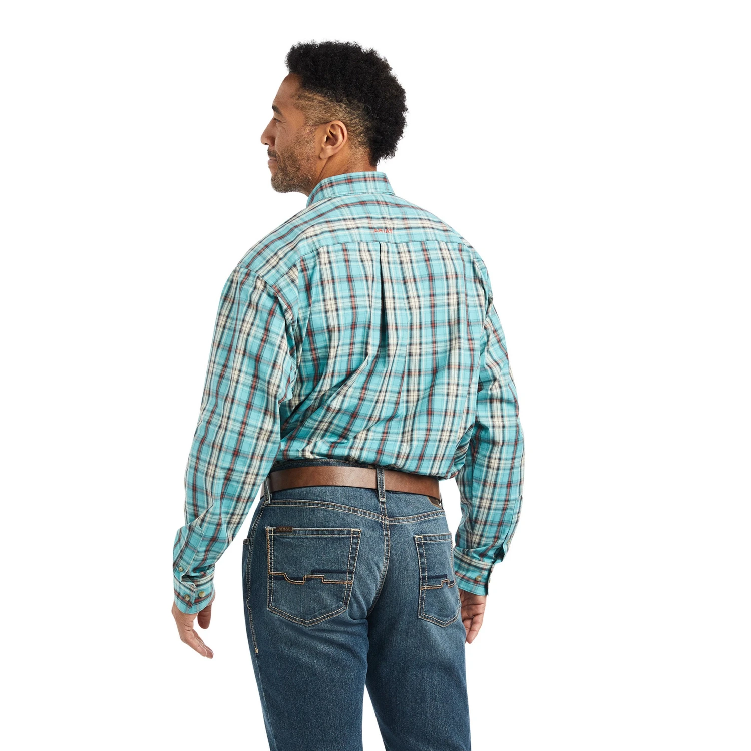 Men's Ariat Pro Series Kian Classic Fit Button Down Shirt #10042338X - Image 2