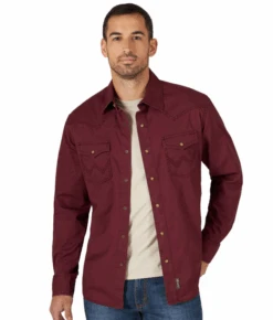 Men's Wrangler Retro Premium Snap Front Shirt #112318871X