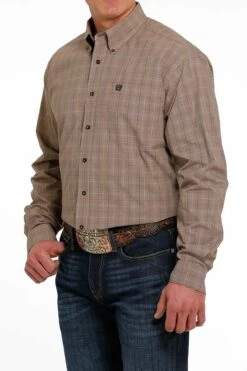 Men's Cinch Plaid Button Down Shirt #MTW1105491
