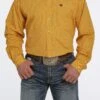 Men's Cinch Gold Button Down Shirt #MTW1105448