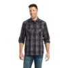Men's Ariat Herrold Retro Fit Snap Front Shirt #10042365X