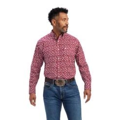 Men's Ariat Nino Stretch Classic Fit Button Down Shirt #10041559