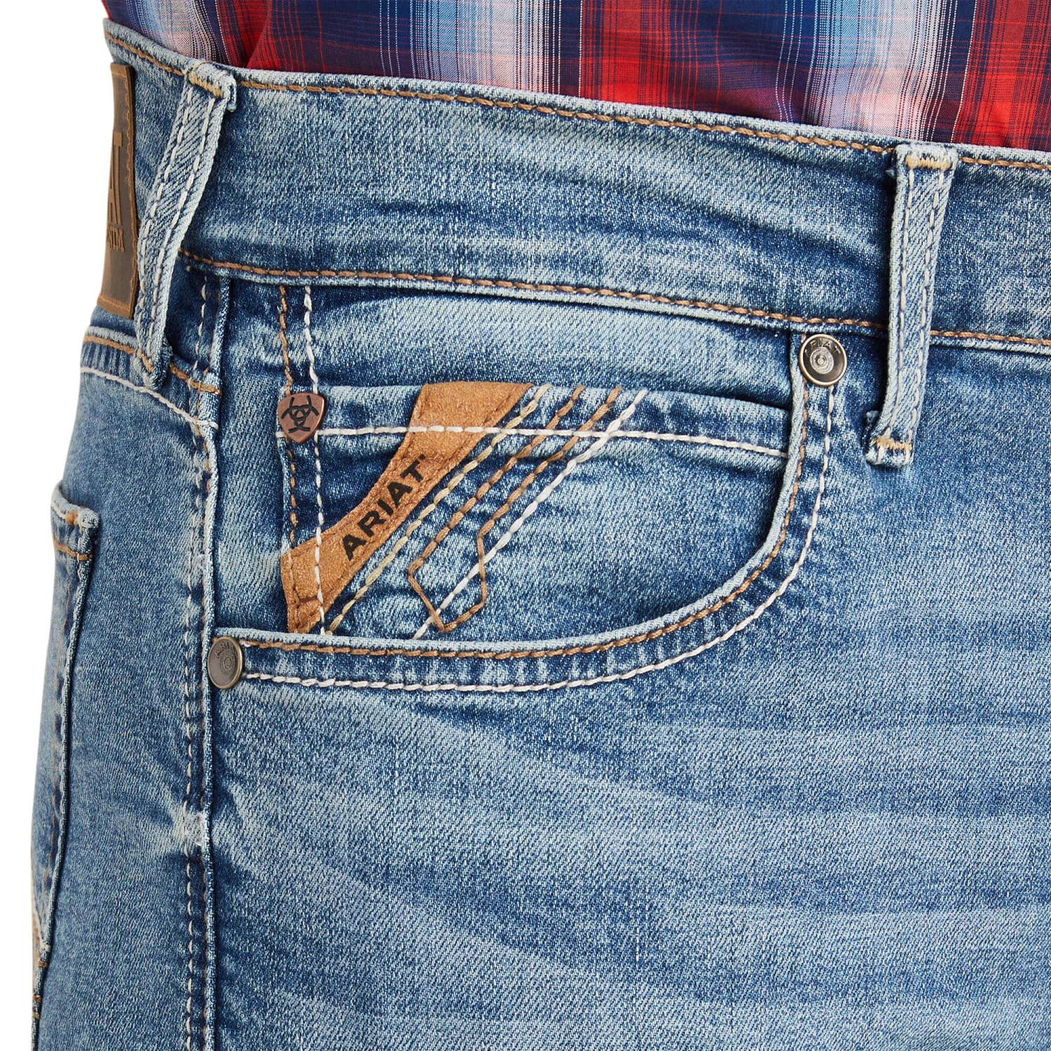 Men's Ariat M8 Modern Ramon Slim Leg Jean #10043184 - Image 5