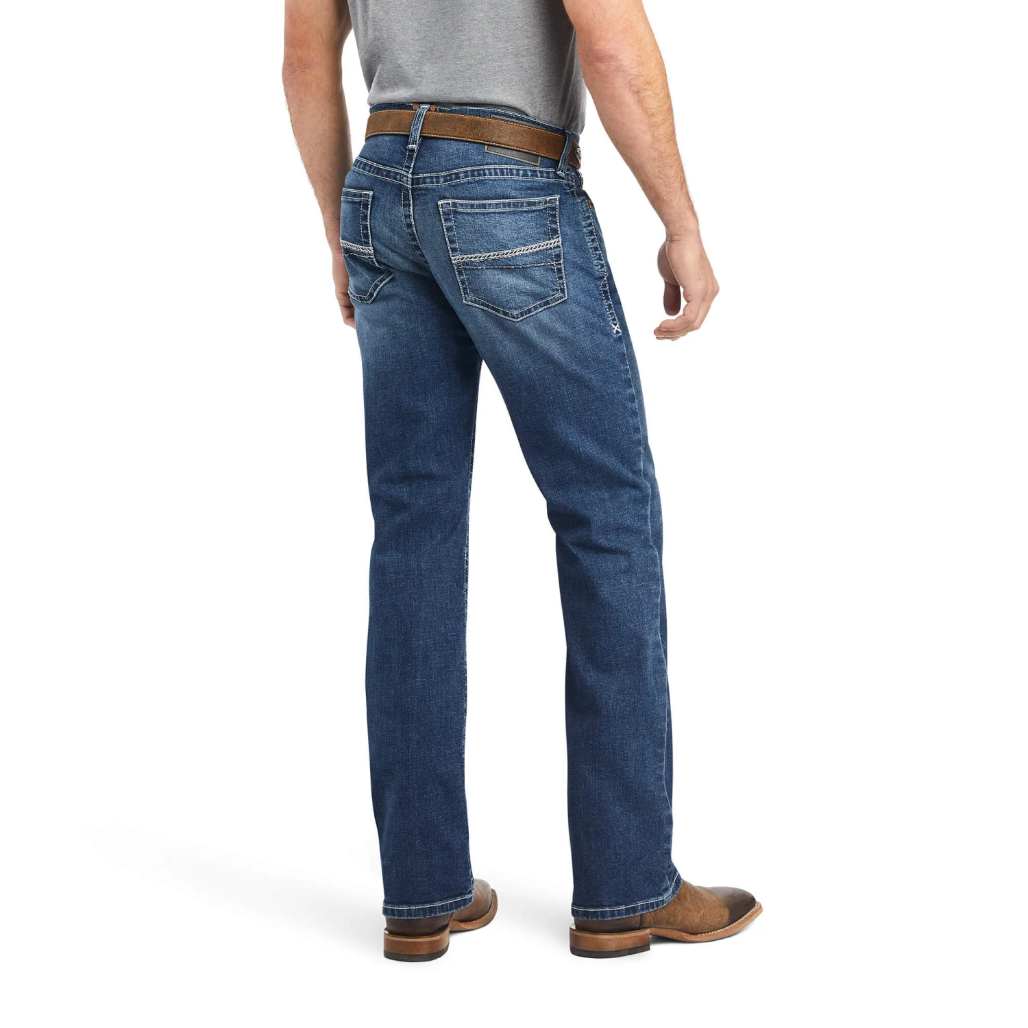 Men's Ariat M4 Relaxed Hugo Bootcut Jean #10042210X - Image 2