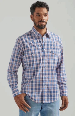 Men's Wrangler Wrinkle Resist Snap Front Shirt #112324686
