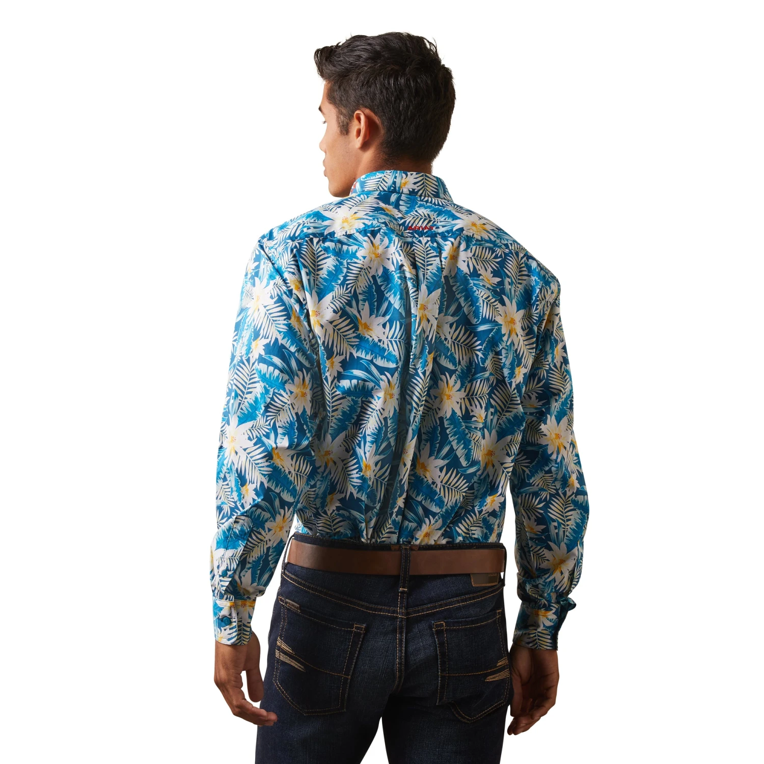 Men's Ariat Team Spencer Classic Fit Button Down Shirt #10043695X - Image 2