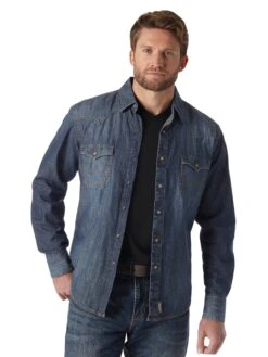 Men's Wrangler Retro Snap Front Shirt #MVR458D