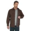 Men's Wrangler Riggs Workwear Flannel Lined Snap Front Shirt #3W526CBX (Big And Tall)